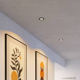 Smart LED lamp Carosso-Z, Ø 9 cm, zwart zwart, wit