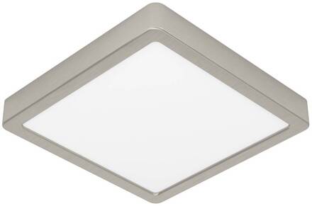 Smart LED opbouwlamp Fueva 6-Z, grijs, 22 cm nikkel mat, wit