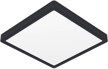 Smart LED opbouwlamp Fueva 6-Z, zwart, 29 cm zwart, wit