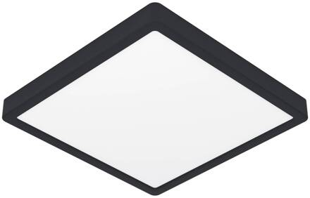 Smart LED opbouwlamp Fueva 6-Z, zwart, 39 cm zwart, wit