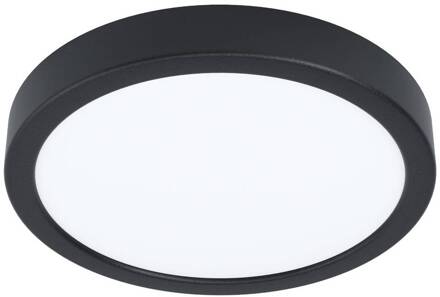 Smart LED opbouwlamp Fueva 6-Z, zwart, Ø21cm zwart, wit