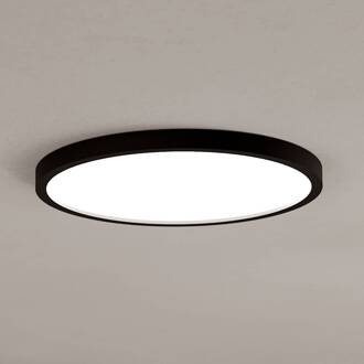 Smart LED opbouwlamp Fueva 6-Z, zwart, Ø38cm zwart, wit