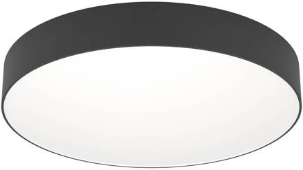 Smart LED plafondlamp Gallizzi-Z, zwart, Ø49cm zwart, wit