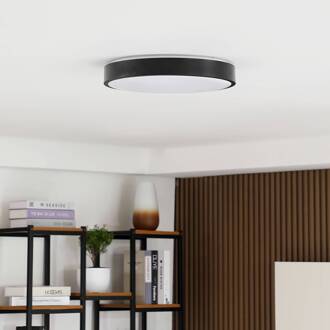 Smart LED plafondlamp Innes zwart 38cm RGB CCT Tuya zwart, wit