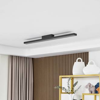 Smart LED plafondlamp Leicy zwart 5,8 cm RGB CCT zwart, wit