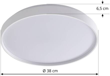 Smart LED plafondlamp Mirren, wit, CCT, Tuya