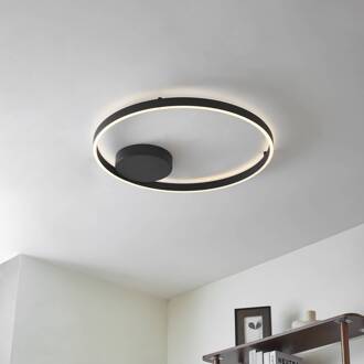 Smart LED plafondlamp Moise, zwart, CCT, Tuya