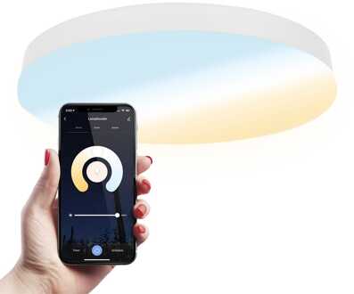 Smart LED Plafondlamp Ø30 cm 16 Watt 2700K - 6500K IP54 Wit