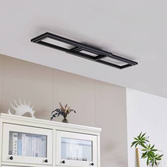 Smart LED plafondlamp Tjado 115 cm zwart RGB CCT zwart, wit