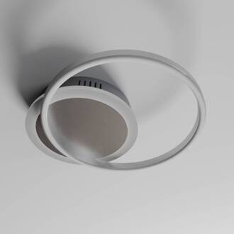 Smart LED plafondlamp Uzma, afstandsbediening, Tuya CCT satijn nikkel