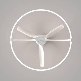 Smart LED plafondventilator Nepal, wit, DC, stil