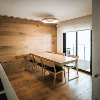 Smart LED plafondventilator Tibet, houtkleurig, stil, Ø 65 cm hout licht, wit