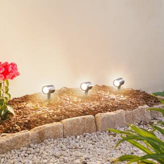 Smart LED prikspot Nycta, RGB, Tuya, set van 3 zwart, wit