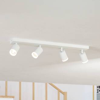 Smart LED-spot Melitello-Z, 4-lamps, wit