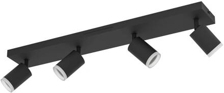 Smart LED-spot Melitello-Z, 4-lamps, zwart