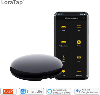 Smart Life Tuya WiFi IR Bridge Control Aircondition Fan TV works with Google Home Amazon Alexa Echo Universal Remote AC Control