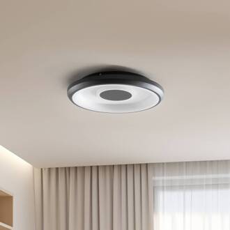 Smart Lynden LED plafondlamp Ø 38 cm zwart RGB Tuya wit, zwart