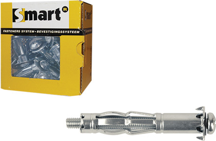 SMART | Metalen hollewandplug M5x52 Zn | 25 st SM0HWP001050052E