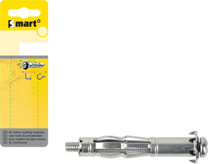 SMART | Metalen hollewandplug M5x65 Zn | 2 st SM0HWP001050065H