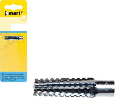 SMART | Metalen universeelplug Ø 10x60 Zn | 5 st SM0MUP001100060H