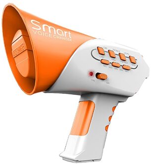 Smart Multi Voice Changer Luidspreker 7 Verschillende Voice Modifiers Speaker Speelgoed Oranje