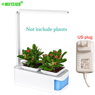 Smart Multifunctionele Spectrum 220 Volt Led Plantengroei Lamp Plant Natuurkunde Lamp Indoor Plant Water Tuin Led Licht Groeien blauw Lamp US plug