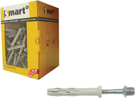 SMART | Nagelplug met metrisch draadeind M6x40 | 100 st SM0SPMN01060040E