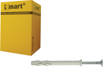 SMART | Nagelplug VK boord gemonteerd Ø 8x100 | 100 st - SM0PKKN010801003