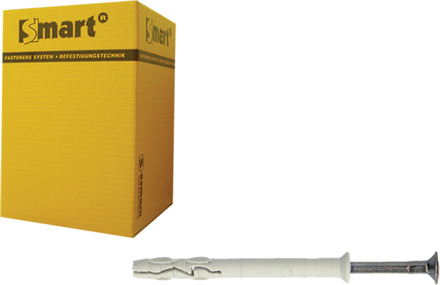 SMART | Nagelplug VK boord gemonteerd Ø 8x80 N/A2 | 100 st SM0PKKN200800803