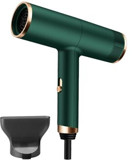 Smart Ntc Constante Temperatuur Blu-ray Haar Bescherming Föhn Huishoudelijke Negatieve Ionen Air Blower Professionele Haardroger leger groen