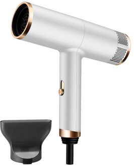 Smart Ntc Constante Temperatuur Blu-ray Haar Bescherming Föhn Huishoudelijke Negatieve Ionen Air Blower Professionele Haardroger wit