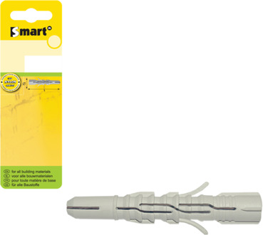 SMART | Nylon lange plug z. boord Ø 6x50 | 10 st SM00LPN00060050H