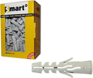 SMART | Nylon spreidplug met boord SMART Ø 14x75 | 20 st SM00PBN00140075E