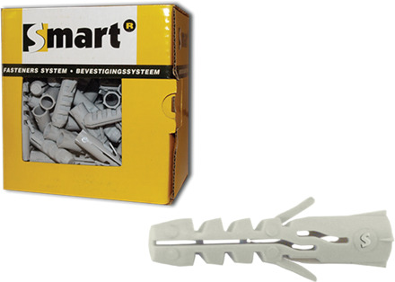 SMART | Nylon spreidplug zndr boord SMART Ø 6x30 | 100 st SM000PN00060030E