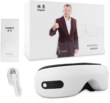 Smart Oogzorg Apparaat Trillingen Bluetooth Eye Massager Comprimeren Therapie Bril Anti Rimpels Vermoeidheid Verlichten Oogbescherming A met doos