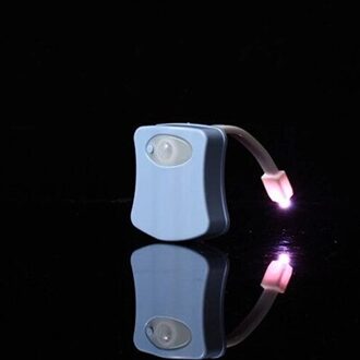 Smart Pir Motion Sensor Toiletbril Nachtlampje 8 Kleuren Waterdichte Backlight Voor Toiletpot Led Wc Licht Bule
