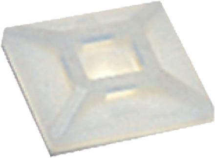 SMART | Plakzadel kabelbinder 28x28 naturel SM0PZVN00280028W5