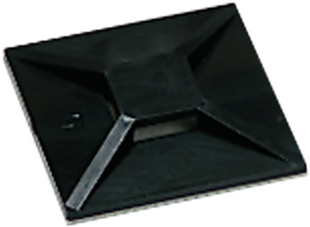 SMART | Plakzadel kabelbinder 28x28 zwart SM0PZVN00280028Z5