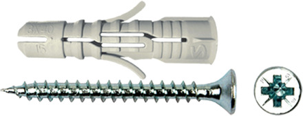 SMART | plug +schroef vzk Ø 5x25 NZn | 20 st - SM0PUSN0105050025H