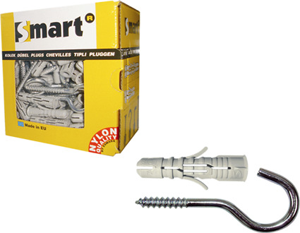 SMART | plug + schroefhaak Ø 6x55 NZN | 20 st SM0PSHN0110060055E