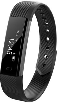 Smart Polsband Fitness Tracker Band Bluetooth Sleep Monitor Horloge Sport Armband Voor Ios Android Telefoon Pk Fit Bit M2 M3 m4 Band zwart