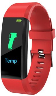 Smart Polsband Temperatuur Meting Smart Band Horloge Armband Polsband Fitness Tracker Bloeddruk Heartrate 2