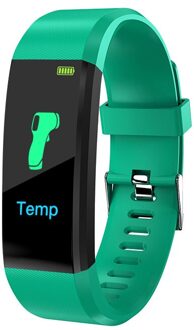 Smart Polsband Temperatuur Meting Smart Band Horloge Armband Polsband Fitness Tracker Bloeddruk Heartrate 4