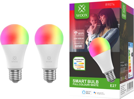 Smart R9074 Wifi LED lamp E27 2 pack