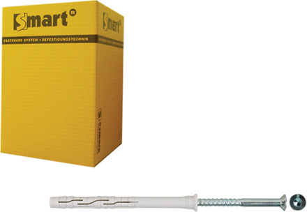 SMART | Raamplug +schroef VZK Tx Ø 8x140 Nzn | 50 st SM0RPTN010801403