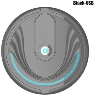 Smart Robot Stofzuiger Auto Vloer Schoonmaken Vegen Huishoudelijke Mini Cleaner F2 zwart-usb
