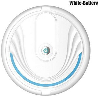 Smart Robot Stofzuiger Auto Vloer Schoonmaken Vegen Huishoudelijke Mini Cleaner L23 wit-accu