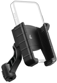 Smart Scooter Grip - Telefoonhouder scooter - Spiegel en windscherm bevestiging - Zwart - One size