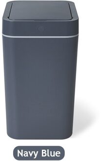 Smart Sensor Prullenbak Thuis Intelligente Automatische Inductie Elektrische Prullenbak Waterdichte Afvalbakken 8L grijs