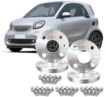 Smart Simoni Racing Aluminium Spoorverbreder Set voor Smart diversen - 2x16,5mm - 2x16,5mm SRSVSM001